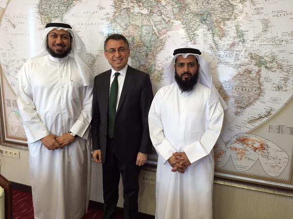 مع الأخ فؤاد أوكتاي مدير إدارة الطوارئ والكوارث التابعة لرئاسة الوزراء التركية (أفاد)